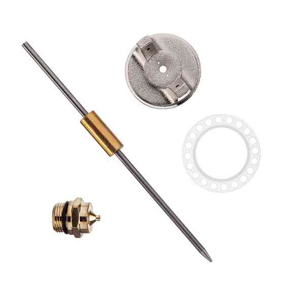 Комплект форсунки 1,5 мм для фарбопультів HP PT-0204, PT-0205, PT-0210, PT-0211 (форсунка, повітряна головка, голка) INTERTOOL Київ