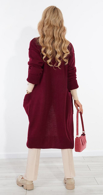 Полегшений кардиган із кишенями (48-52) Київ - фото 3