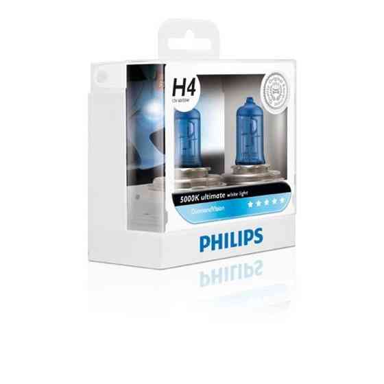 Комплект галогенових ламп PHILIPS HB3305DVS2 DiamondVision 5000 K 65 W 12 V P20d (2 шт.) Харків