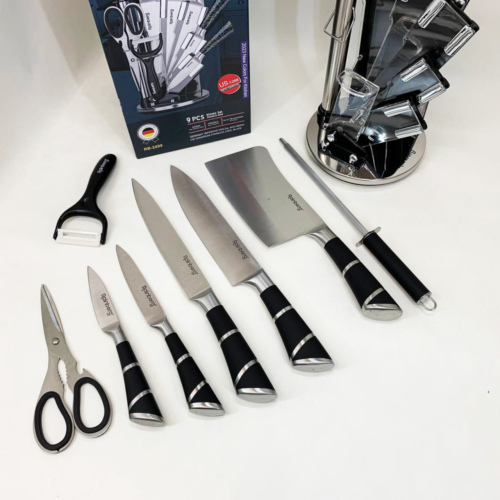 Відмінний набір ножів, Хороші ножі для кухарів, Кухонні ножі з хорошої сталі Бюджетні кухонні WY-65 Львів - фото 2