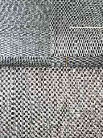 Шпалери вінілові на флізелін Sirpi AltaGamma Home 3 під тканину рогожку структурні темно коричневі з Київ