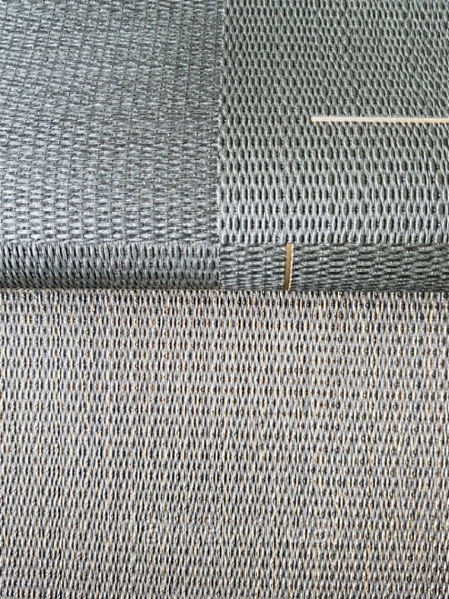 Шпалери вінілові на флізелін Sirpi AltaGamma Home 3 під тканину рогожку структурні темно коричневі з Київ - фото 1