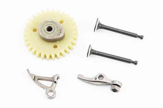 Клапан впускний (h-43,9; D-13,5; d-4), випускний (h-43,9; D-12; d-4) к-кт 139F - 4Т + шестерня розподільного вала + коромисла к-кт Київ