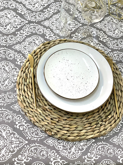 Ecotton Скатертина Ecotton DUCK 170х200 см водовідштовхувальна сіра 2016-20 Grey Київ - фото 4