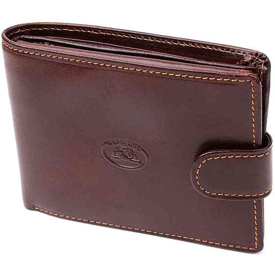 Мужской бумажник из гладкой натуральной кожи Tony Perotti 20852_1 (396A-Q moro) Коричневый Киев