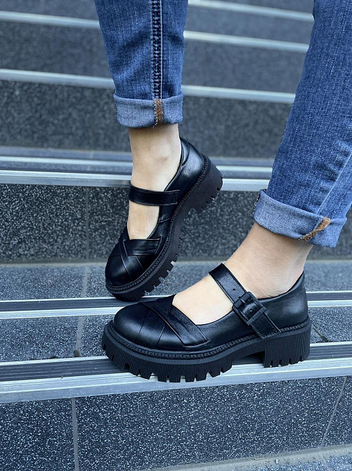 Olli Туфлі жіночі OLLI T-212-Астра чорні (весна-осінь, шкіра натуральна) (4770) Коломия - фото 2