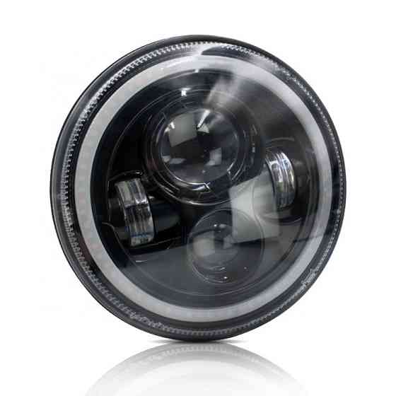 Фара головного світла LED40W (ближній + дальній + ходові вогні 7 дюймів (ГАЗ, КамАЗ, УАЗ, ЗІЛ, МАЗ, ВАЗ) Мукачево