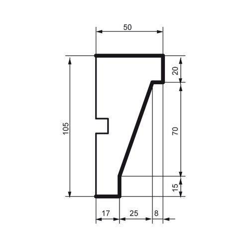 Молдинг фасадный Prestige Decor MC 153 Днепр - изображение 2