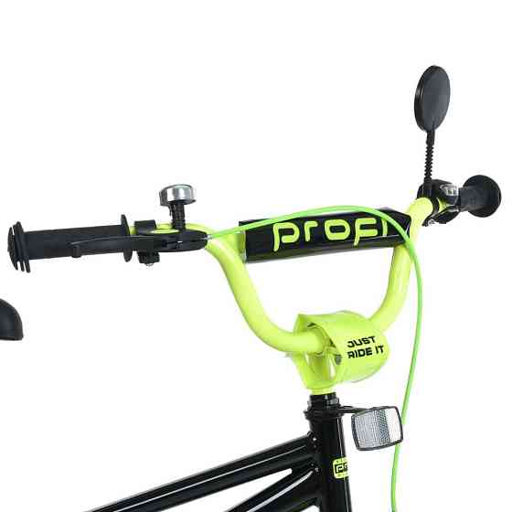 Велосипед дитячий MB 20015-1 колеса 20 дюймів, чорно-зелений Вінниця