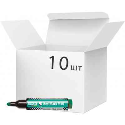 Маркер Stanger водостійкий, 1-3 мм, скорочений зелений 10 шт (MARKER-PER-STM20G10) Вінниця