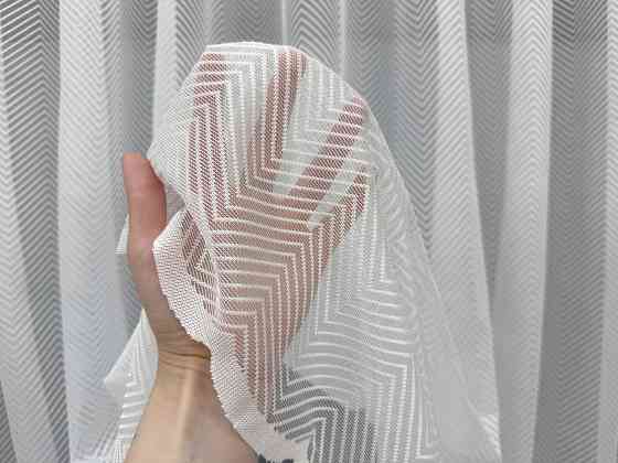 Тюль VR-Textil 2092т Жаккард Теплый белый 400х270 см (42-1317) Киев