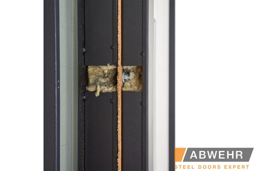 Двері вуличні, модель Tower 527 ТЕРМОРОЗРИВ 3 контура ущільнення Київ - фото 6