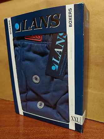 Труси чоловічі бокси Lans 01/004 L, Синій Київ