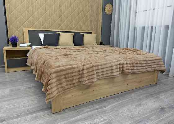 Плед-покривало смужка Шарпей 210х220 см (+-10см) Карамельний (87-201) Київ