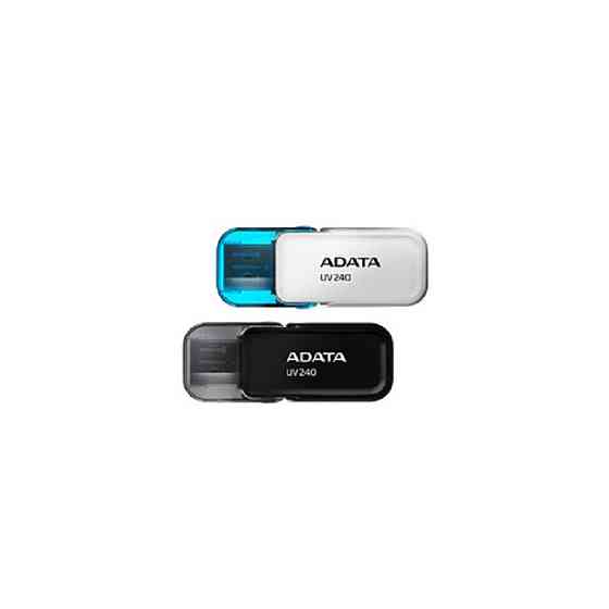 Флешка A-DATA USB накопичувач 2.0 AUV 240 32Gb, колір чорний AUV240-32G-RBK Одеса