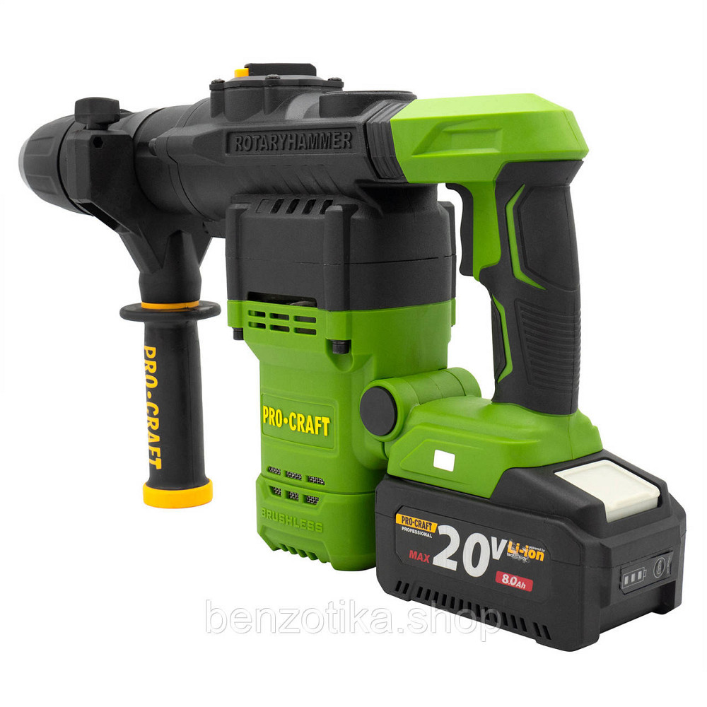 Акумуляторний перфоратор Procraft PHA50 Кейс (з 1 акб та ЗП) Киев - изображение 6