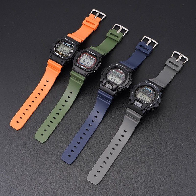 Ремінець для Casio G-Shock DW-6900 Gray SI SBR Київ - фото 9