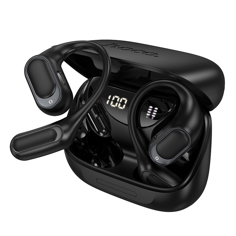 Бездротові навушники TWS HOCO EA11 Honey open true wireless, Black Одеса - фото 3