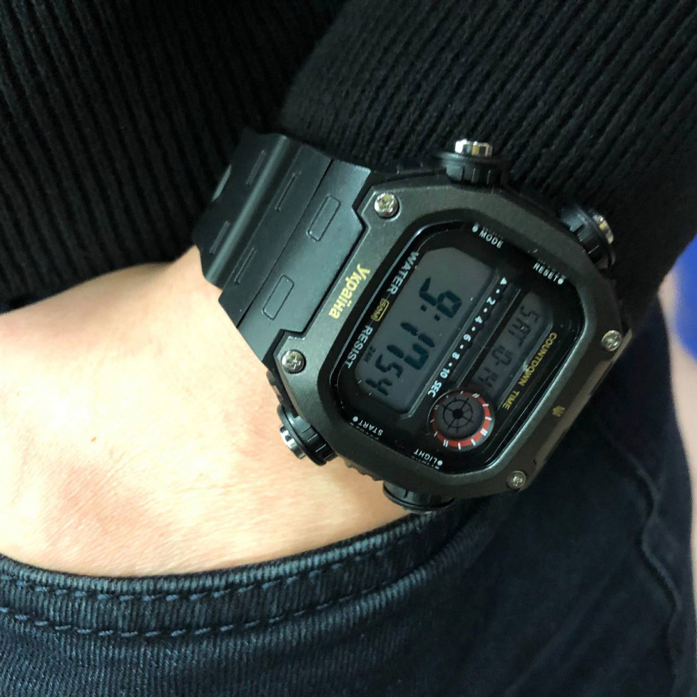 Годинники рибалки мисливця SKMEI, Польові годинники для армії Водонепроникні електронні MN-19 Львів - фото 9