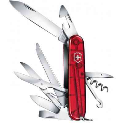 Нож Victorinox Huntsman Transparent Red Blister (1.3713.TB1) Винница