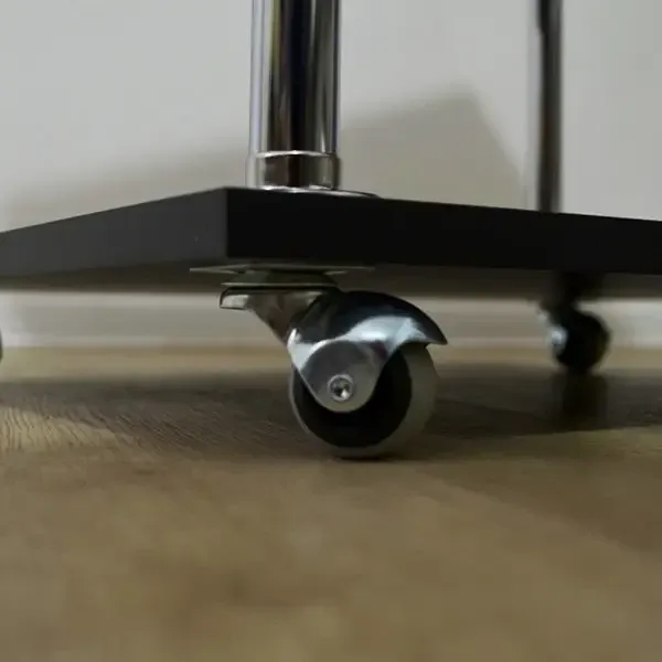 Візок косметологічний UK-02 з бортиками Чорний Київ - фото 3