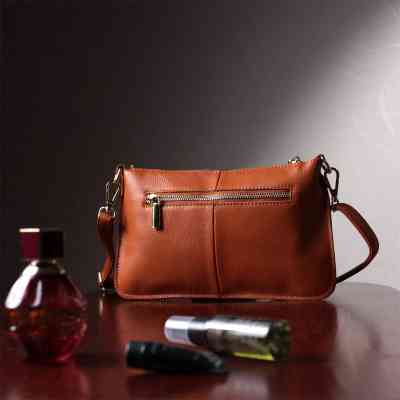 Сумка Vintage З натуральної шкіри Руда (22645) Вінниця