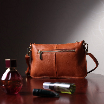 Сумка Vintage З натуральної шкіри Руда (22645) Вінниця - фото 6