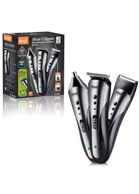 Машинка для стрижки RAF R4047 аккумуляторная, триммер для волос и бороды, насадки, регулировка длины Одесса - изображение 1