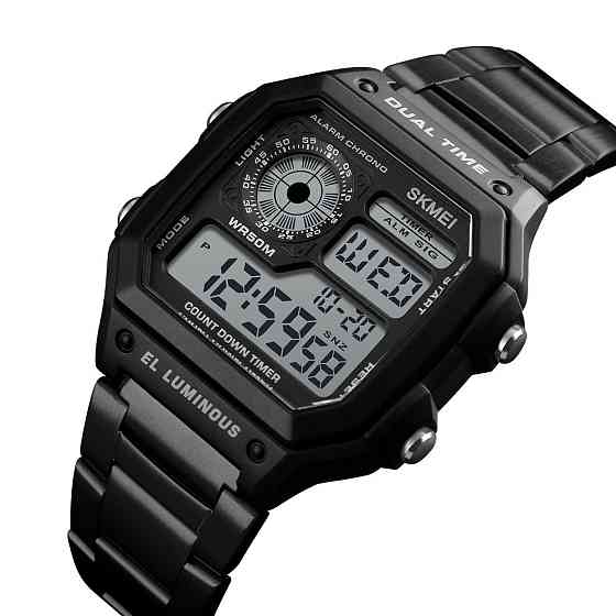 Мужские часы Skmei 1335 Ripple Black Винница