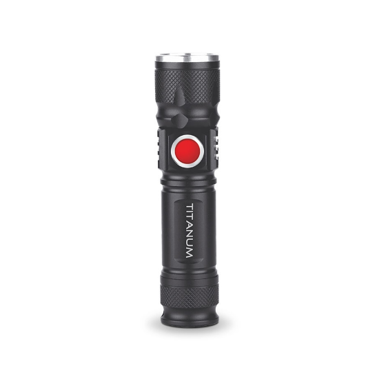 Ліхтарик LED портативний 230Lm 6500К чорний TLF-T03 Titanum Житомир - фото 1