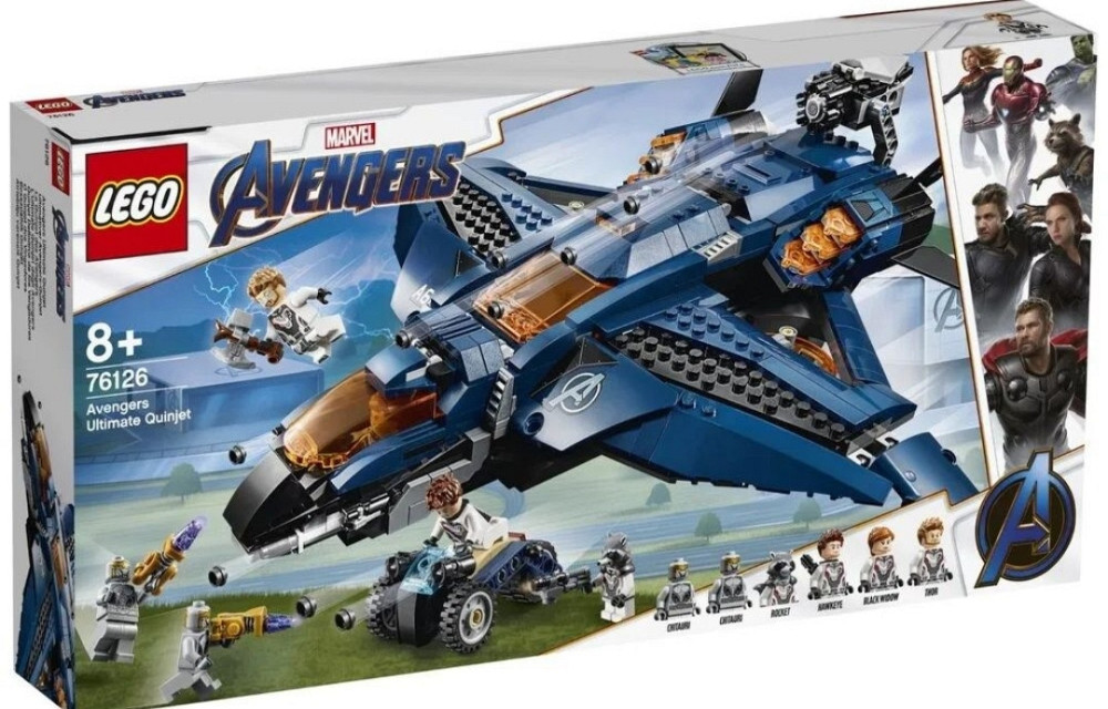 Lego Avengers 76126 Лего модернізований квінджет Месників Superheroes. Київ - фото 3