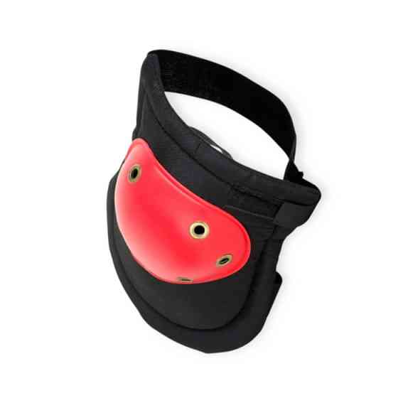 Наколінники поліестер, міцний пластик, м'які подушки, еластичні ремені, чорні Мукачево