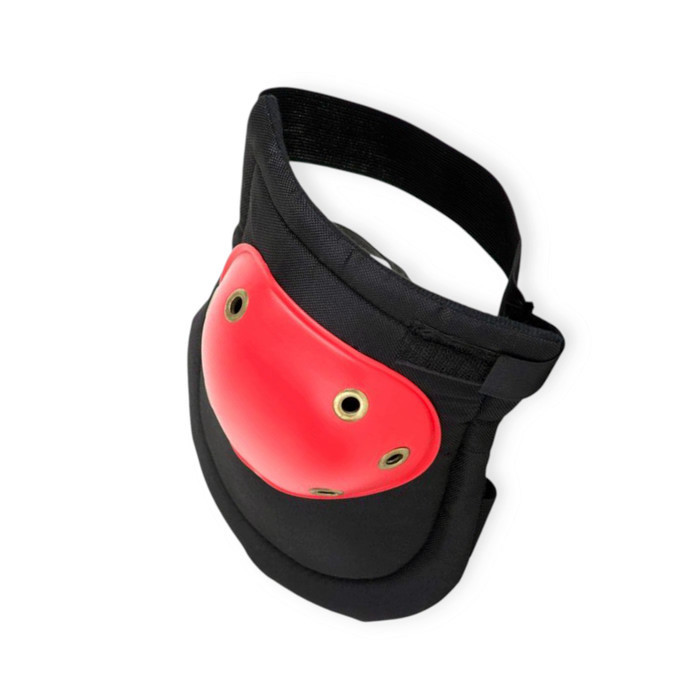 Наколінники поліестер, міцний пластик, м'які подушки, еластичні ремені, чорні Мукачево - фото 4