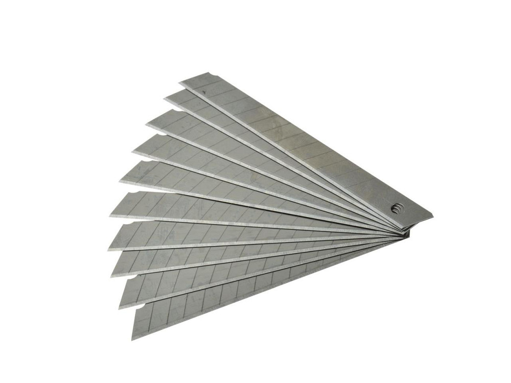 Леза ламані канцелярського ножа "GeKo" (10шт.) зі сталі SK5  9 / 0,5мм Киев - изображение 2