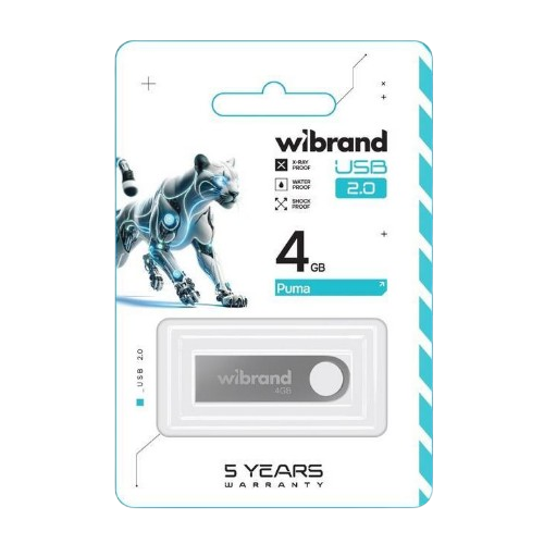 Флешка 4Гб USB 2.0 срібло Puma Wibrand Житомир