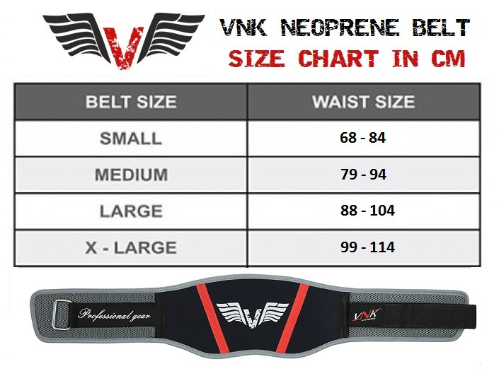 Пояс для важкої атлетики VNK Neoprene XL Каменское - изображение 7