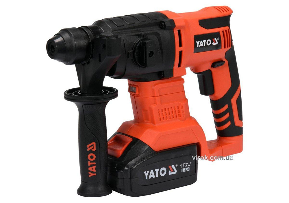 Перфоратор акумуляторний SDS+ YAT : Li-Ion 18В, 3Агод, J=2 Дж, Ø≤18мм (бетон) з заряд. пристроєм [3] Одесса - изображение 1