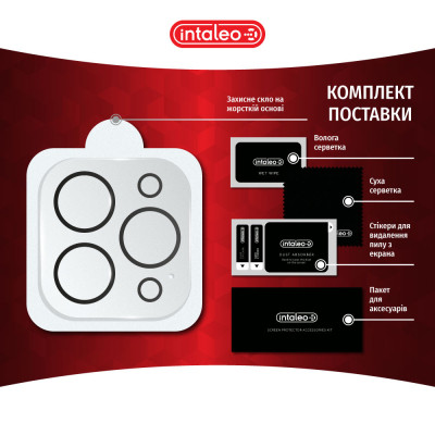 Скло захисне Intaleo Camera Lens Apple iPhone 13 Pro / 13 Pro Max Black (1283126565311) Вінниця - фото 4