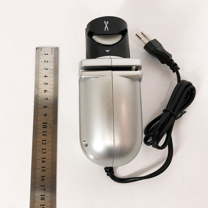 Міні точильний верстат ELECTRIC SHARPENER 220 В, Побутова електроточила для ножів, Ножеточка OM-327 від мережі Київ - фото 9