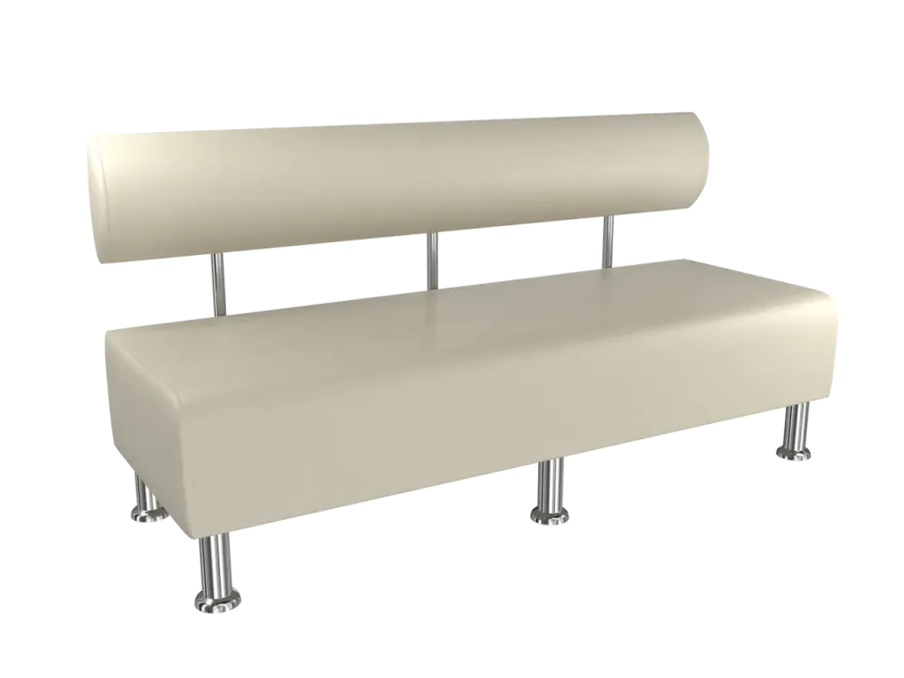 Диван для зони очікування Беккі Слонова кістка Київ - фото 1