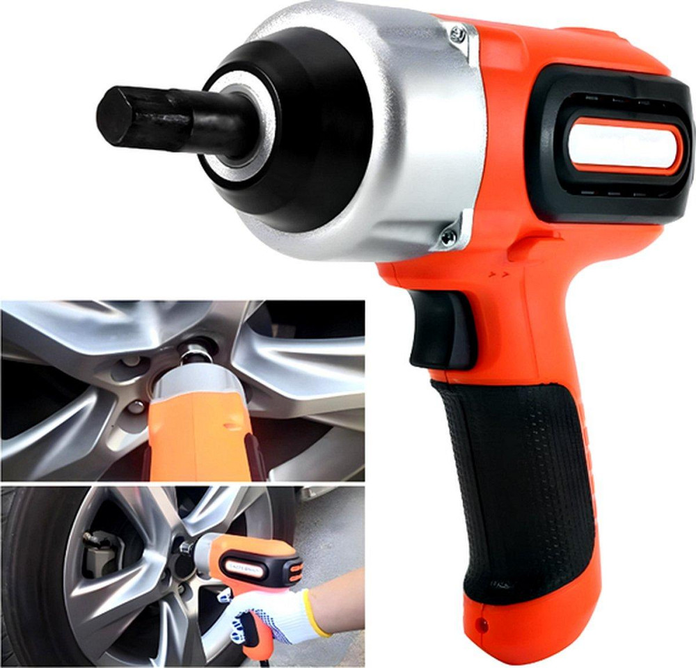 Ударный гайковерт BX-479 12В, реверс, 2400 об/мин, 2 аккумулятора, двойные головки 17/19 и 21/23 мм Одесса - изображение 1