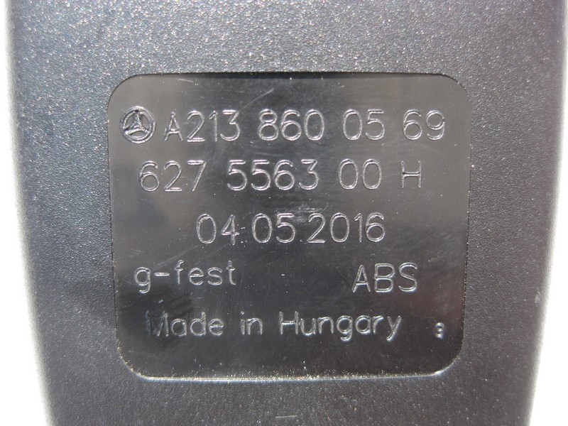 Mercedes-Benz  A2138600569 Замок заднього лівого ременя безпеки E-Class W213 Одеса - фото 3