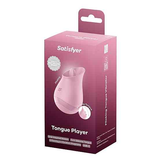 Вибростимулятор для клитора Satisfyer Tongue Player с язычком Sex Aura Киев