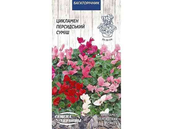 Цикламен Персидский (смесь) [5шт] (10 пачек) ТМ НАСИТАНИЕ УКРАИНЫ Киев
