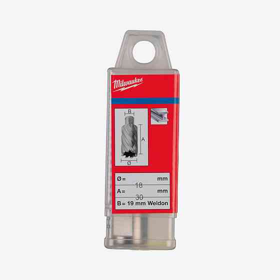 Кільцева фреза по металу MILWAUKEE HSS (WELDON), Ø18x30мм Одеса