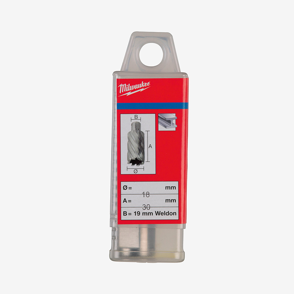 Кільцева фреза по металу MILWAUKEE HSS (WELDON), Ø18x30мм Одеса - фото 2