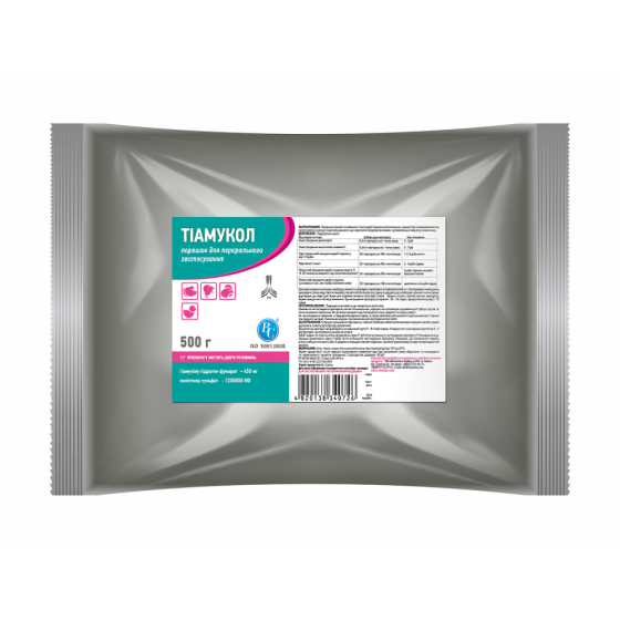 Тіамукол для свиней і свійської птиці порошок 500 г, Ветсинтез (термін до 03.2026 р) Вінниця