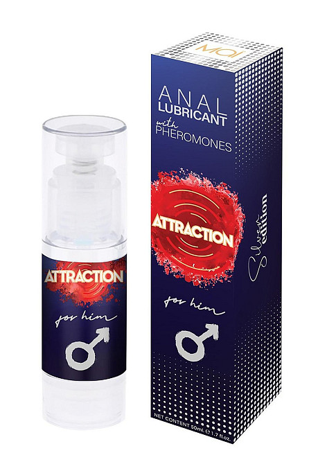 Анальный лубрикант с феромонами ANAL LUBRICANT WITH PHEROMONES ATTRACTION FOR HIM 50 ML Sex Aura Киев - изображение 1