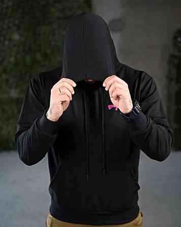 Милитари худи color black ПП7876 Київ