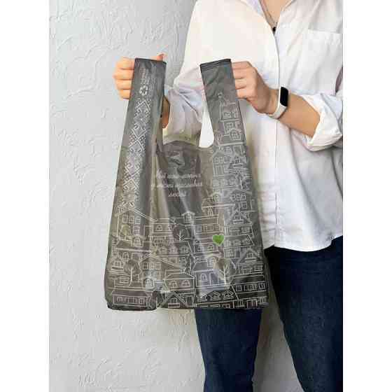 Пакет майка 34(2х8)х57, 25 мкм, (50 шт.), HDPE пищевой, Графит Павлоград